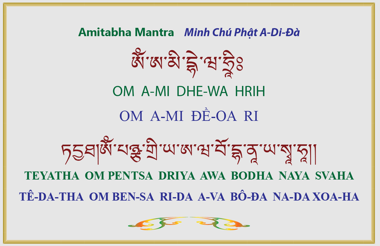 Thần chú Phật Di Đà